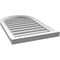 Ekena Millwork Round Top Surface Mount PVC Gable Vent: Functional, w/ 2"W x 2"P Brickmould Sill Frame, 20"W x 32"H GVPRT20X3203SF - alternate 2